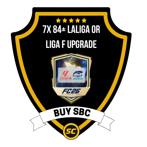 EA FC 26 SBC 7x 84+ LALIGA or Liga F Upgrade - PC